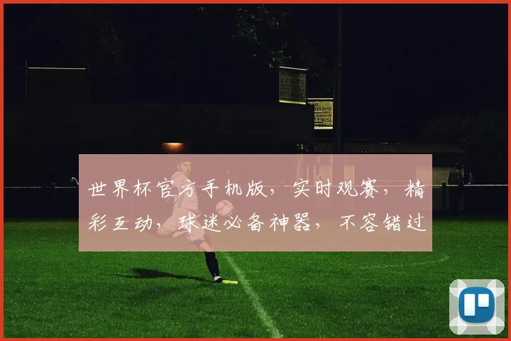 世界杯官方手机版，实时观赛，精彩互动，球迷必备神器，不容错过